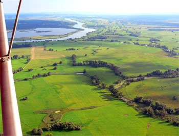 Deichbau an der Oder 